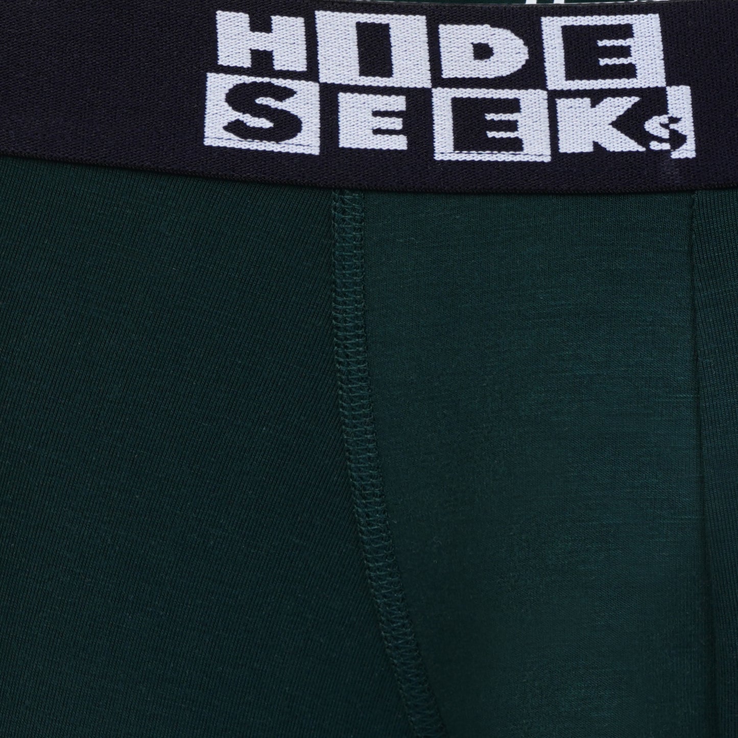 Hide & Seeks Men’s Bamboo Blend Boxer Brief – Deep Forest Green | Breathable, Soft & Sustainable