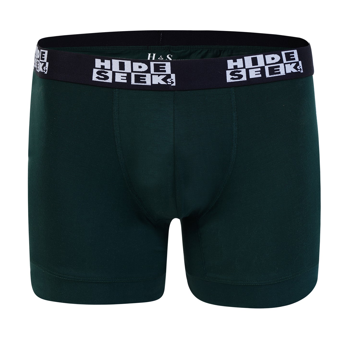 Hide & Seeks Men’s Bamboo Blend Boxer Brief – Deep Forest Green | Breathable, Soft & Sustainable
