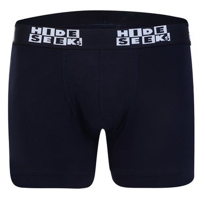 Hide & Seeks Men’s Bamboo Blend Boxer Brief – Deep Navy Blue | Breathable, Soft & Sustainable