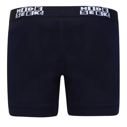 Hide & Seeks Men’s Bamboo Blend Boxer Brief – Deep Navy Blue | Breathable, Soft & Sustainable